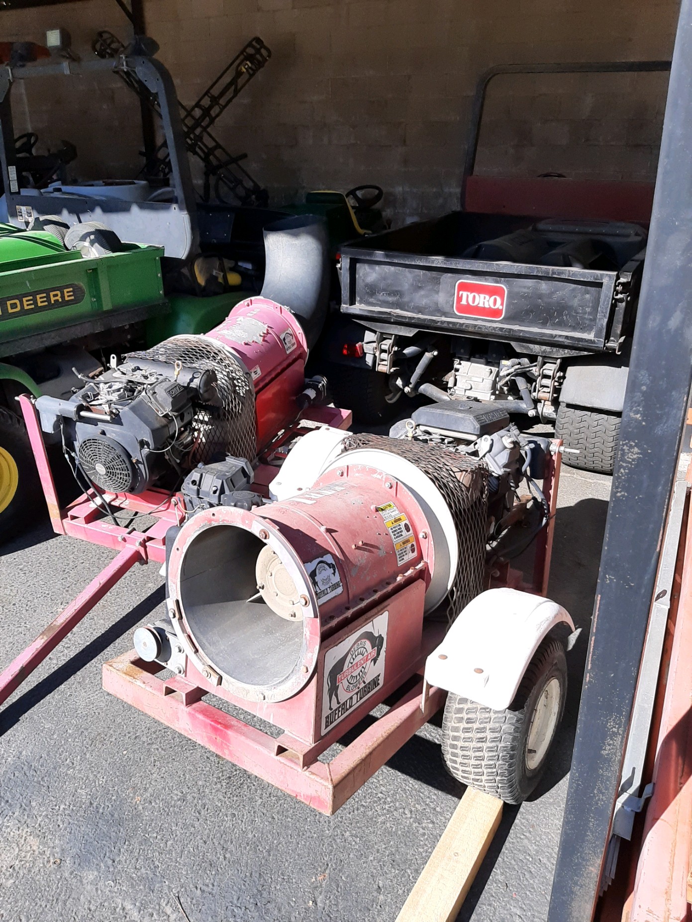 Buffalo Turbine blowers (2) Non operable